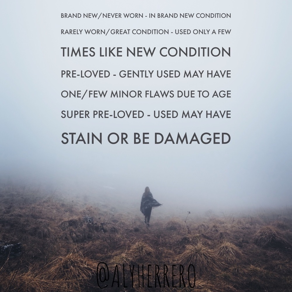 Condition Of Clothing By Descriptions.